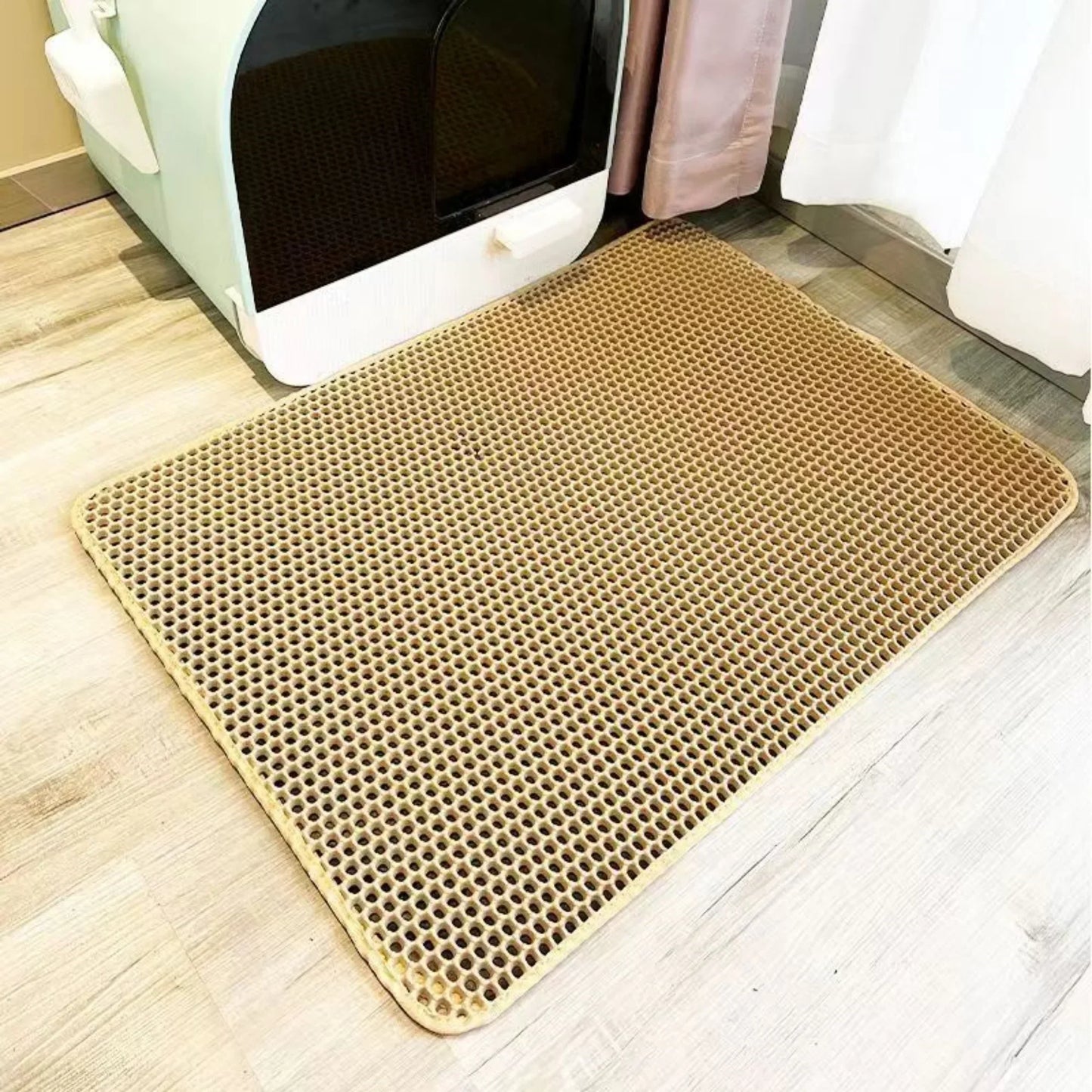 Non-Slip Extra Large Waterproof Cat Litter Mat