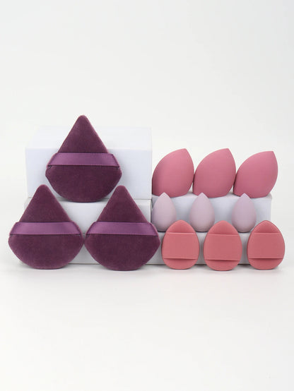 12PCS Makeup Sponge & Powder Puff Set