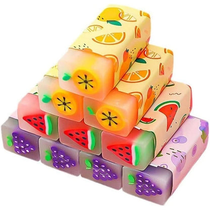 Cute Fruit & Animal Scented Erasers
