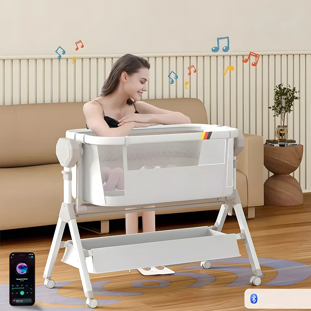 Automatic Rocking Bassinet with Music & Lights