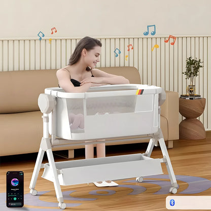 Automatic Rocking Bassinet with Music & Lights