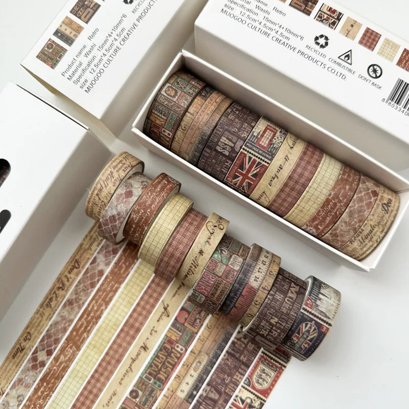 Vintage Washi Tape Set