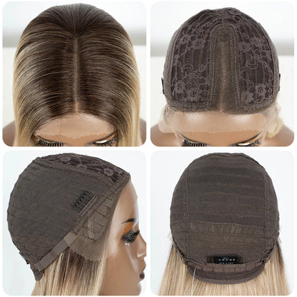 22" Synthetic Lace Front Bob Wig