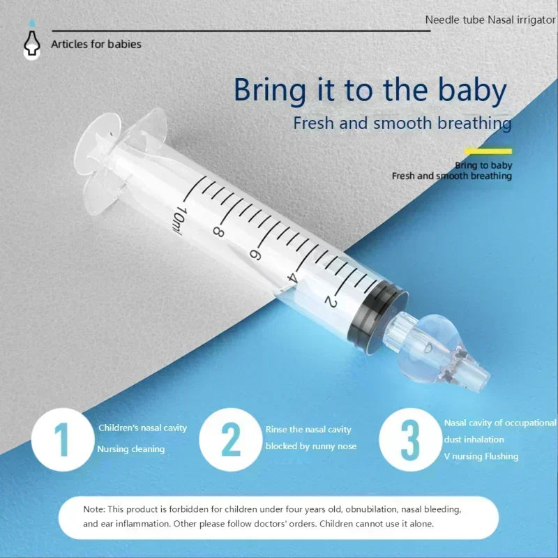 Silicone Baby Nasal Aspirator & Nasal Washer