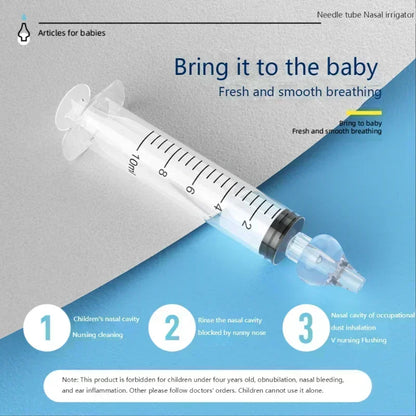 Silicone Baby Nasal Aspirator & Nasal Washer