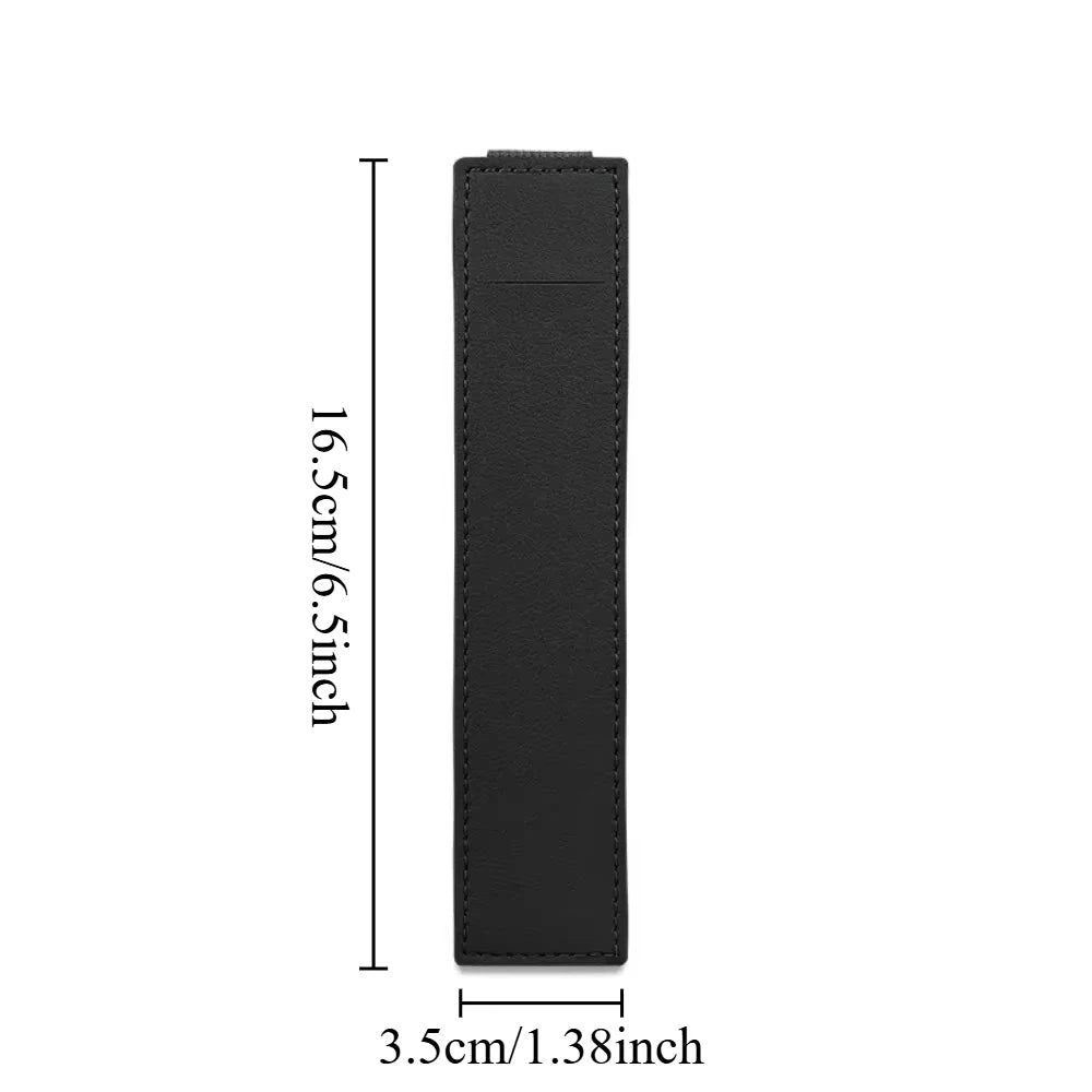 PU Leather Notebook Pen Holder Case