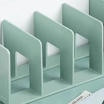 4-Compartment ABS Book Organizer Rack