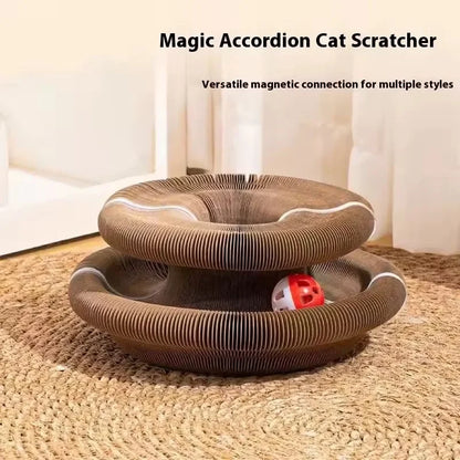 Magic Cat Scratch Board with Ball