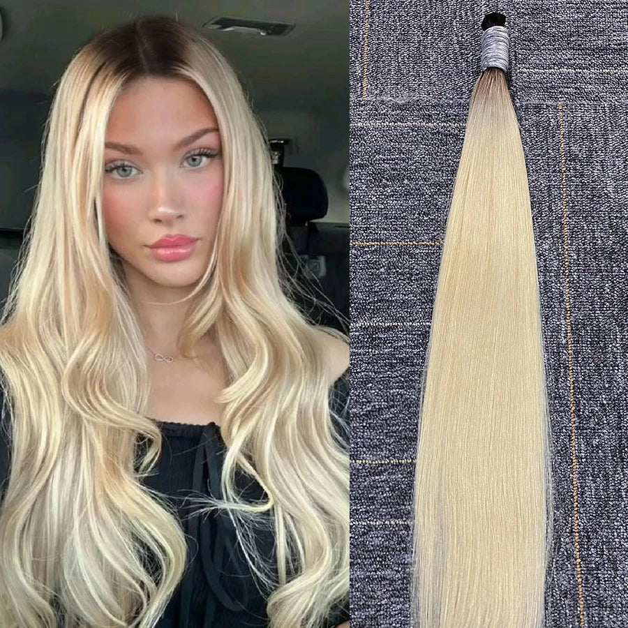 Straight 100% Virgin Russian Human Hair Bundles
