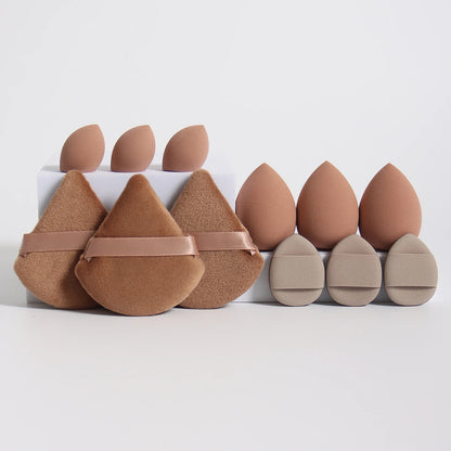 12PCS Makeup Sponge & Powder Puff Set
