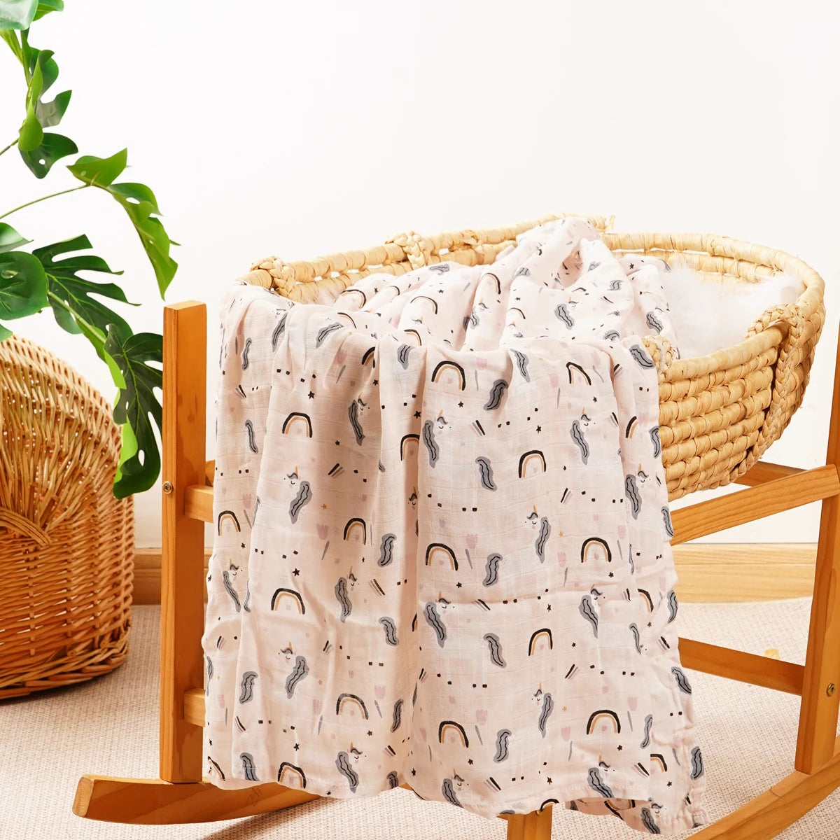 Soft & Breathable Gauze Swaddle Blanket