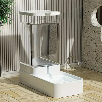 Automatic Gravity Pet Feeder & Water Dispenser