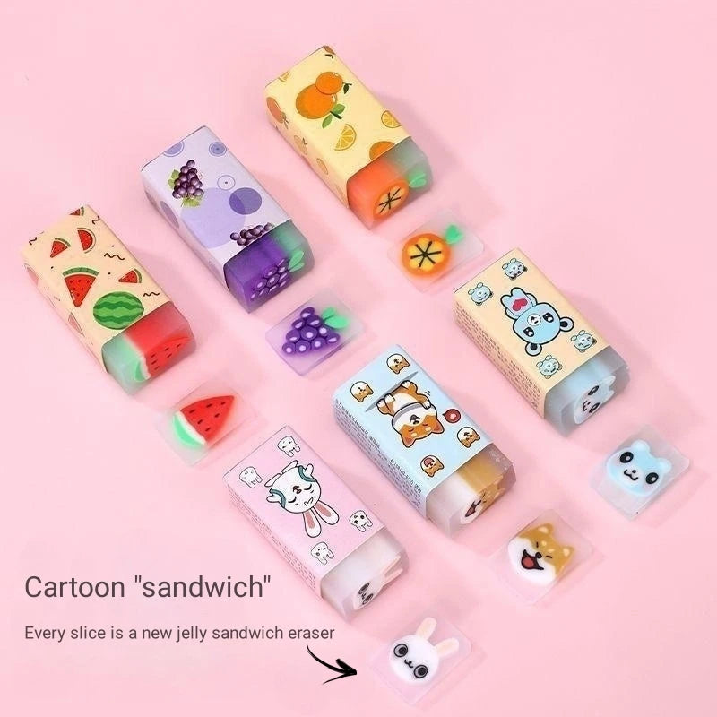 Cute Fruit & Animal Scented Erasers