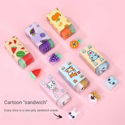 Cute Fruit & Animal Scented Erasers