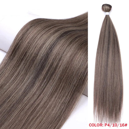 Super Long Yaki Straight Synthetic Hair Bundles