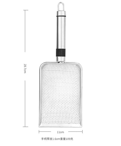 Aluminum Cat Litter Scoop with Fine Mesh