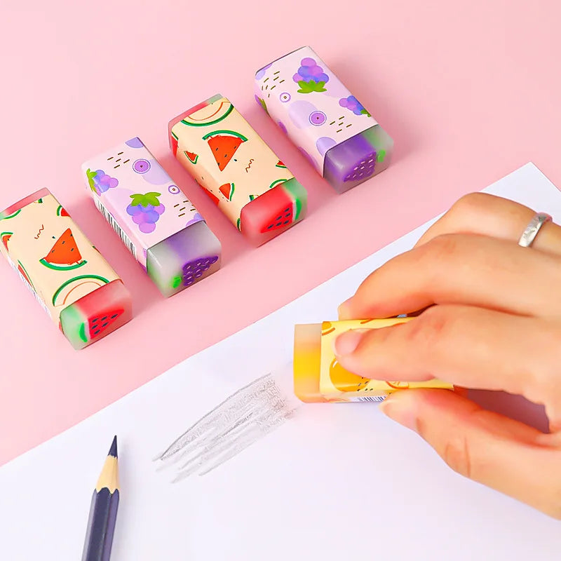 Cute Fruit & Animal Scented Erasers
