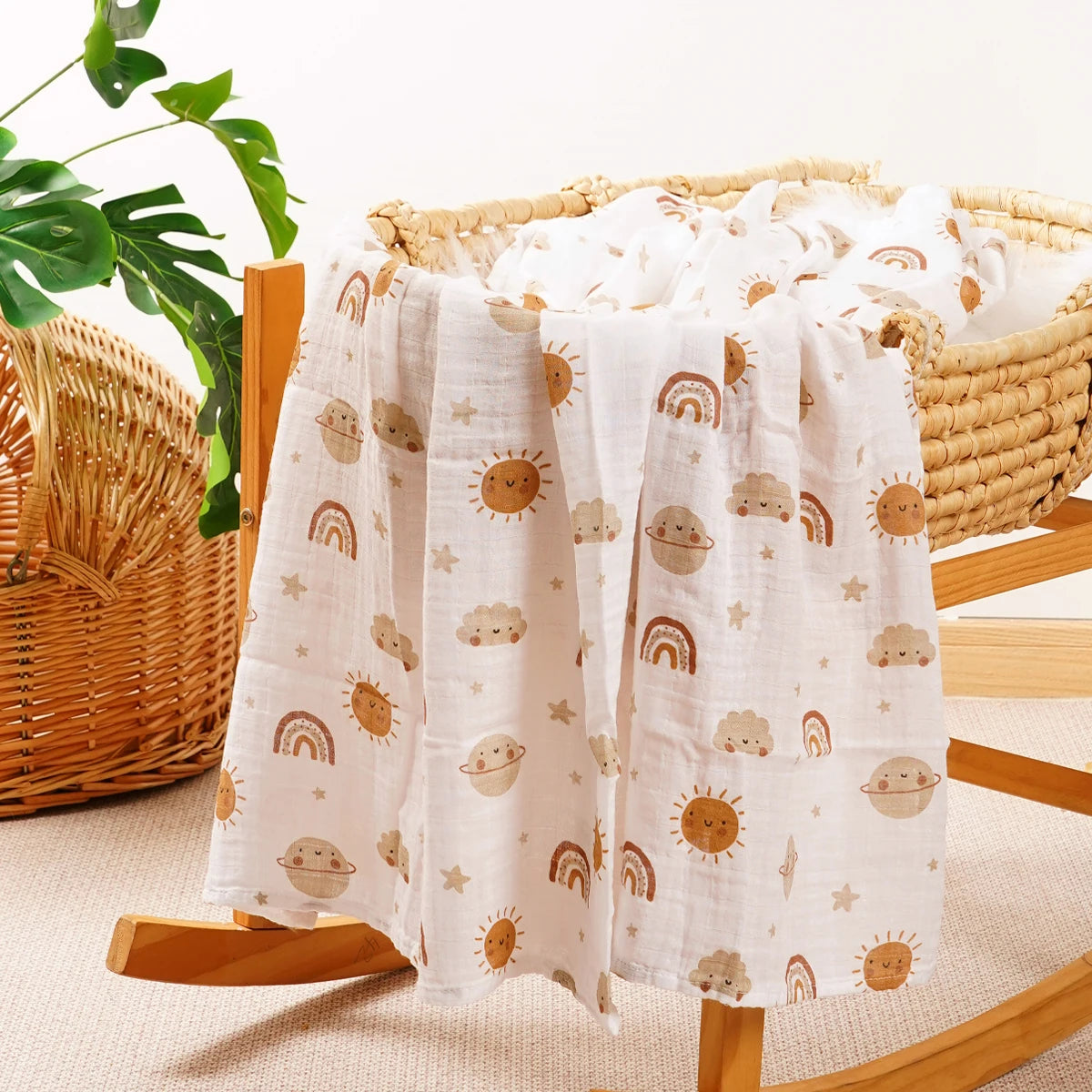 Soft & Breathable Gauze Swaddle Blanket