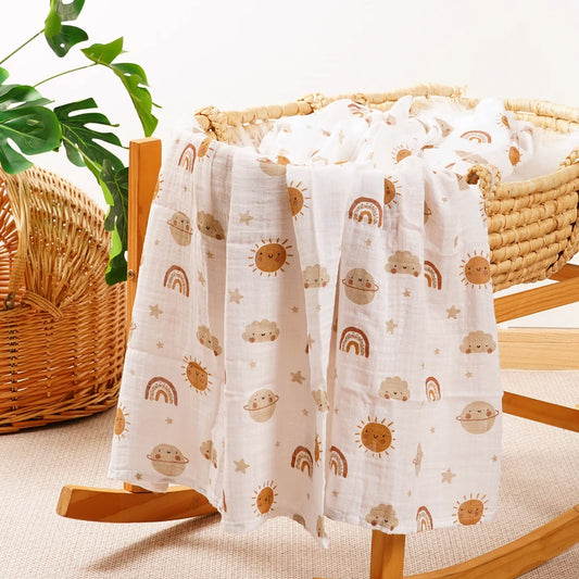 Soft & Breathable Gauze Swaddle Blanket