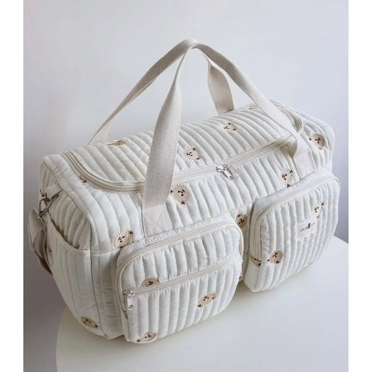 Little Bear Large Capacity Diaper Bag with Shoulder Strap