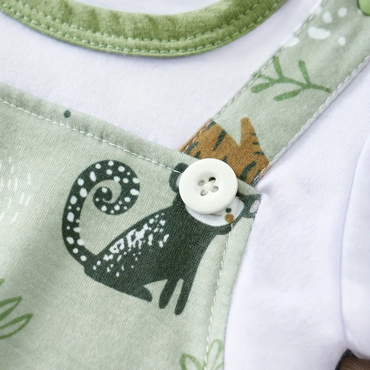Infant Zoo Animal Print Romper