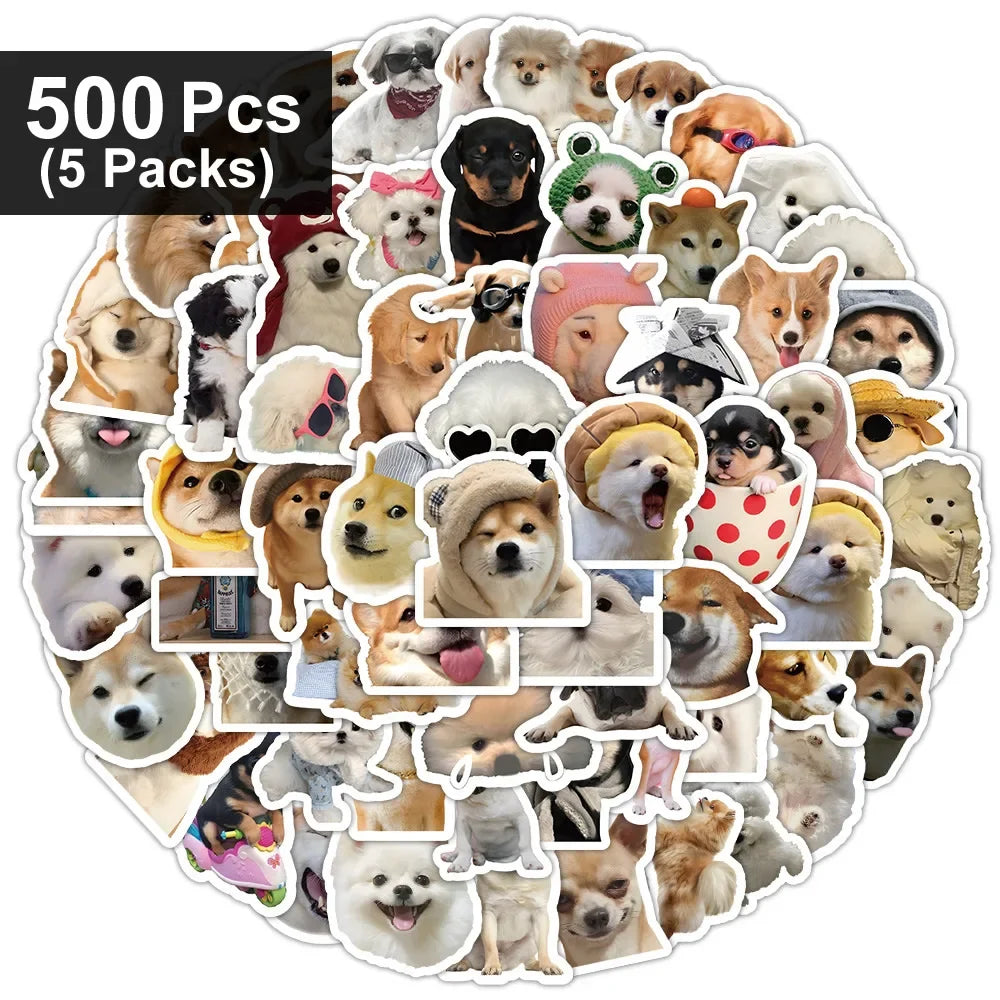 Cute Cartoon Dog Stickers
