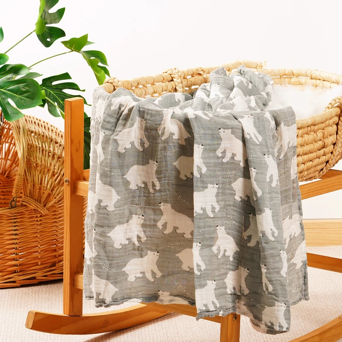 Soft & Breathable Gauze Swaddle Blanket