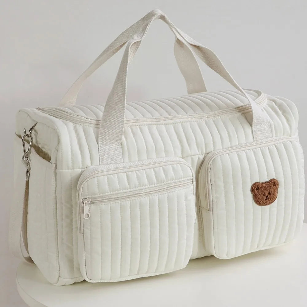 Little Bear Large Capacity Diaper Bag with Shoulder Strap