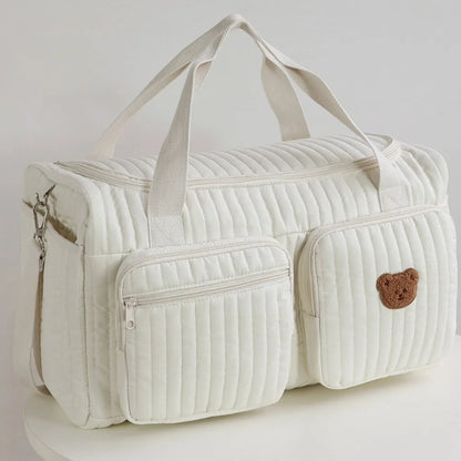 Little Bear Large Capacity Diaper Bag with Shoulder Strap