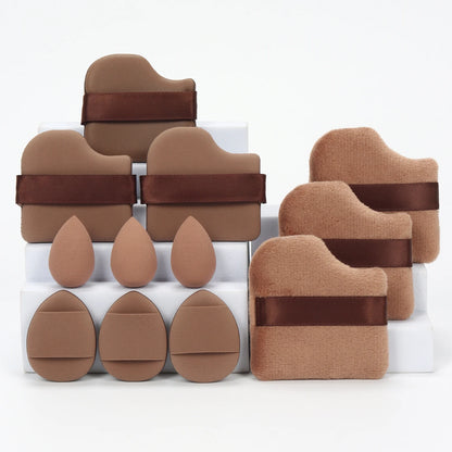12PCS Makeup Sponge & Powder Puff Set