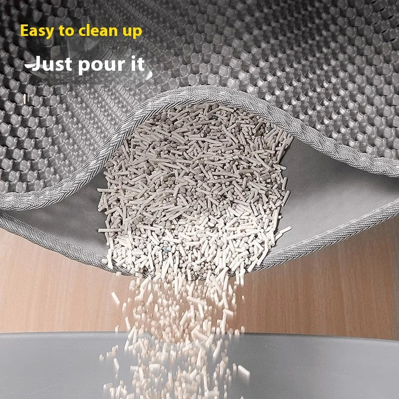 Non-Slip Extra Large Waterproof Cat Litter Mat