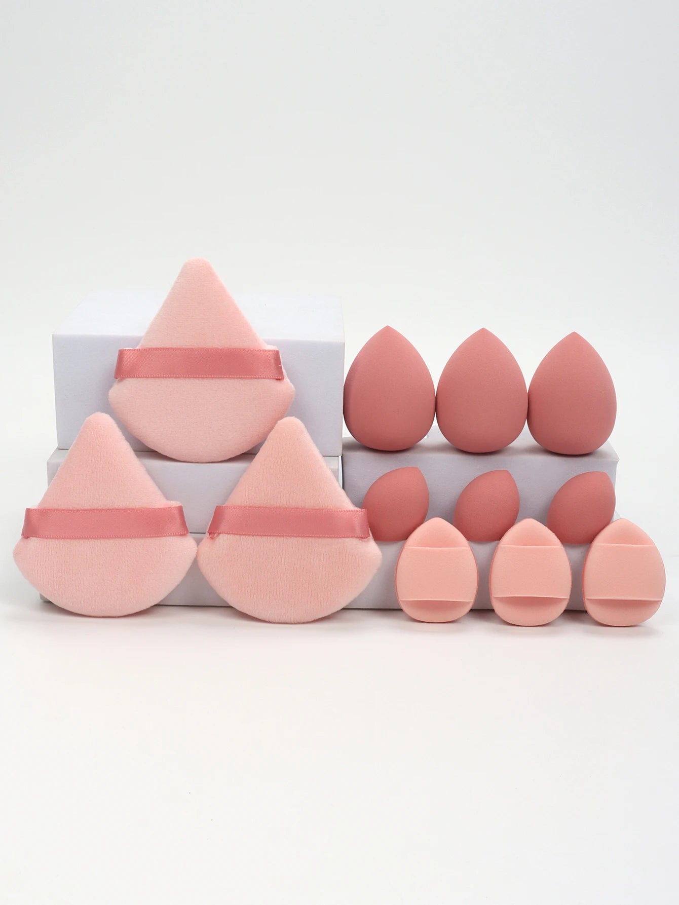 12PCS Makeup Sponge & Powder Puff Set