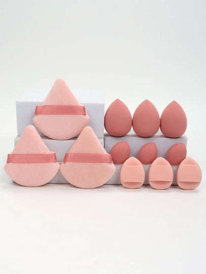 12PCS Makeup Sponge & Powder Puff Set