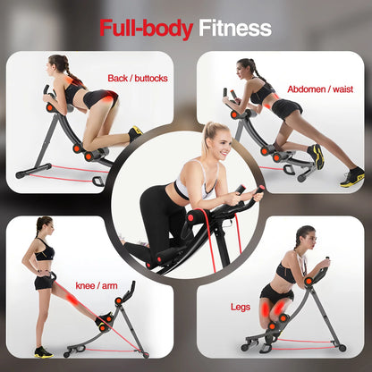 Foldable Ab & Core Trainer with LCD