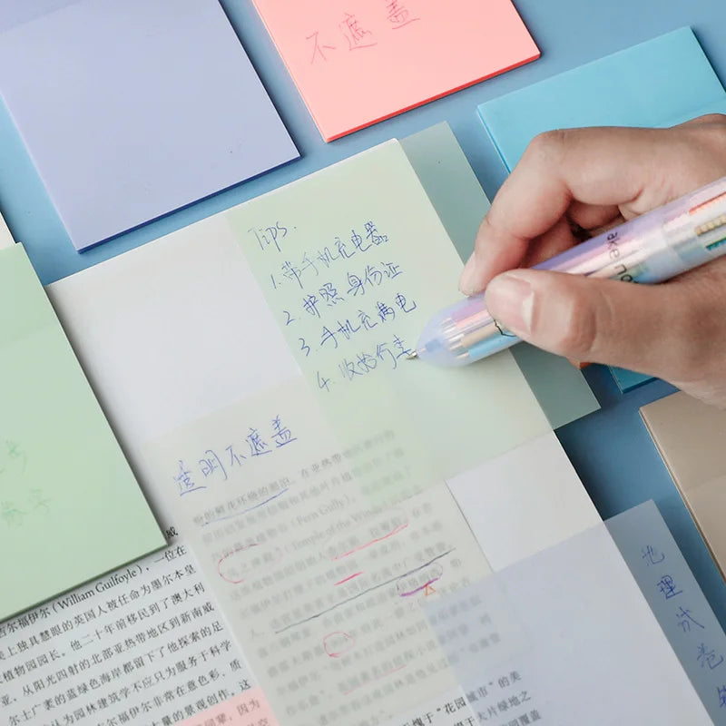 Transparent Waterproof PET Sticky Notes