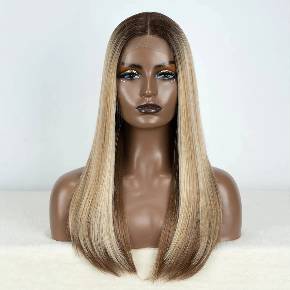 22" Synthetic Lace Front Bob Wig