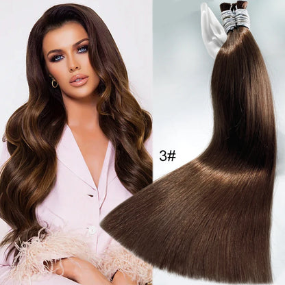 Straight 100% Virgin Russian Human Hair Bundles