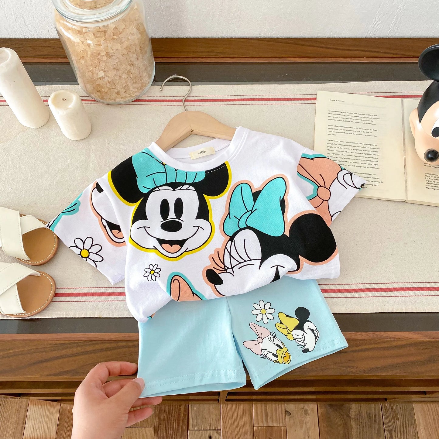 Baby Girl Summer T-Shirt & Shorts Set