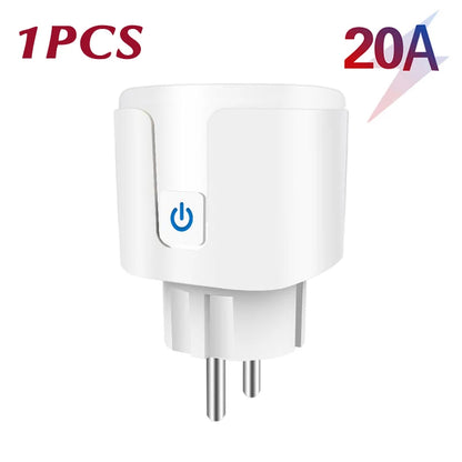 Smart WiFi Plug EU 16A/20A – Voice & Timer Control