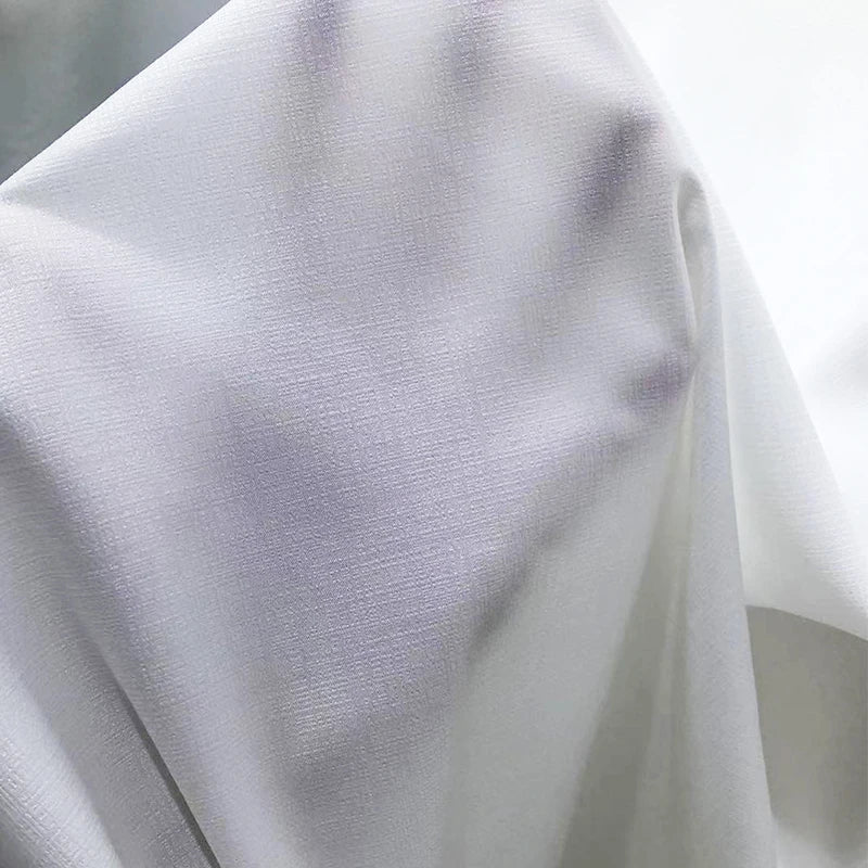 White Tulle Luxury Chiffon Window Curtains