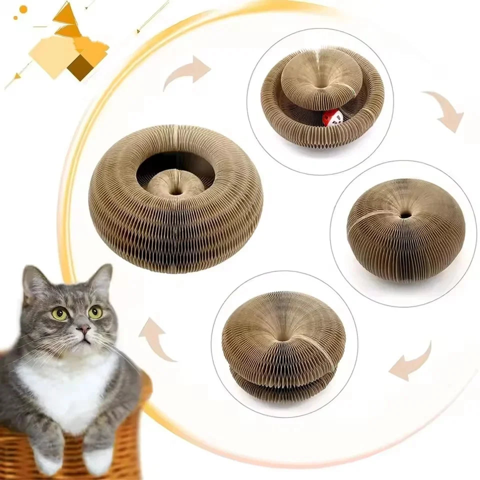 Magic Cat Scratch Board with Ball