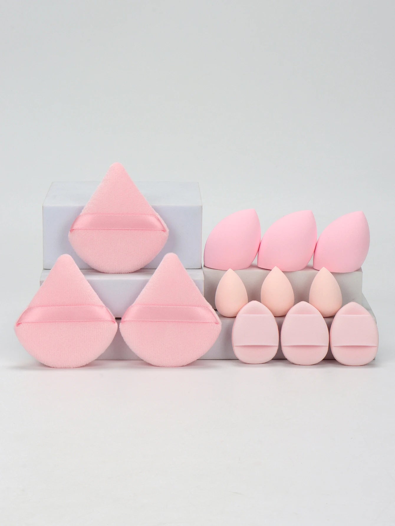 12PCS Makeup Sponge & Powder Puff Set