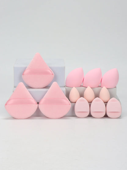 12PCS Makeup Sponge & Powder Puff Set