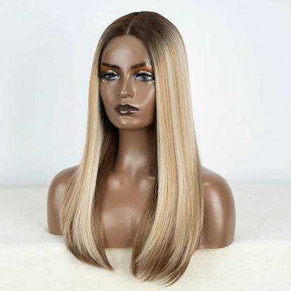 22" Synthetic Lace Front Bob Wig