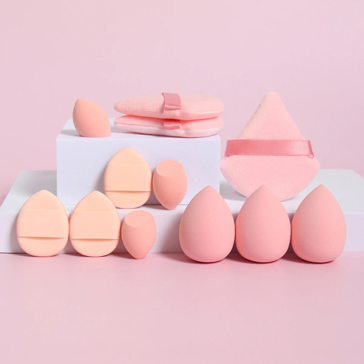 12PCS Makeup Sponge & Powder Puff Set
