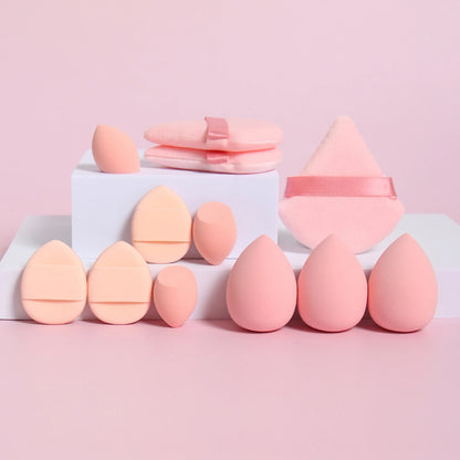 12PCS Makeup Sponge & Powder Puff Set