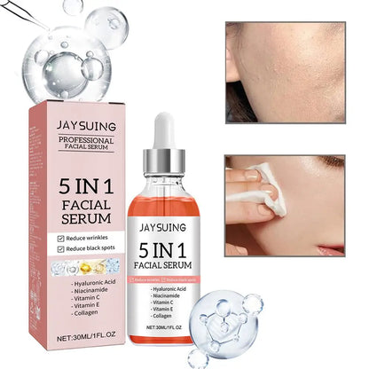 5-in-1 Vitamin C & Hyaluronic Acid Firming Face Serum