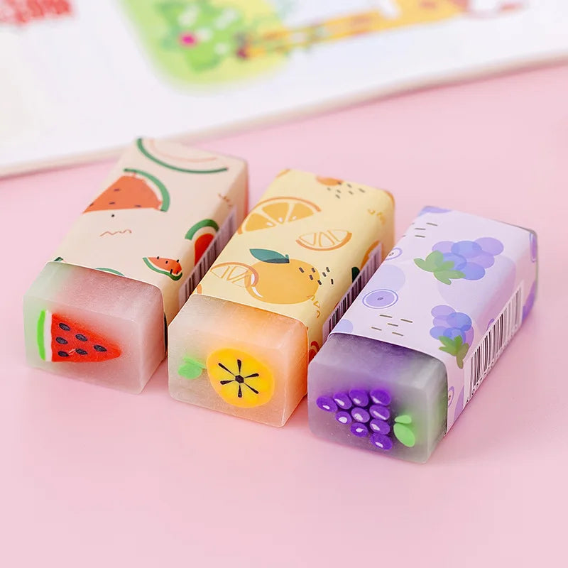 Cute Fruit & Animal Scented Erasers