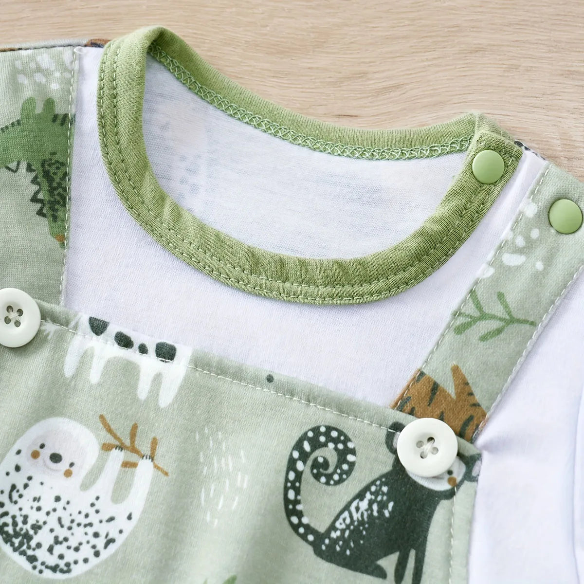 Infant Zoo Animal Print Romper