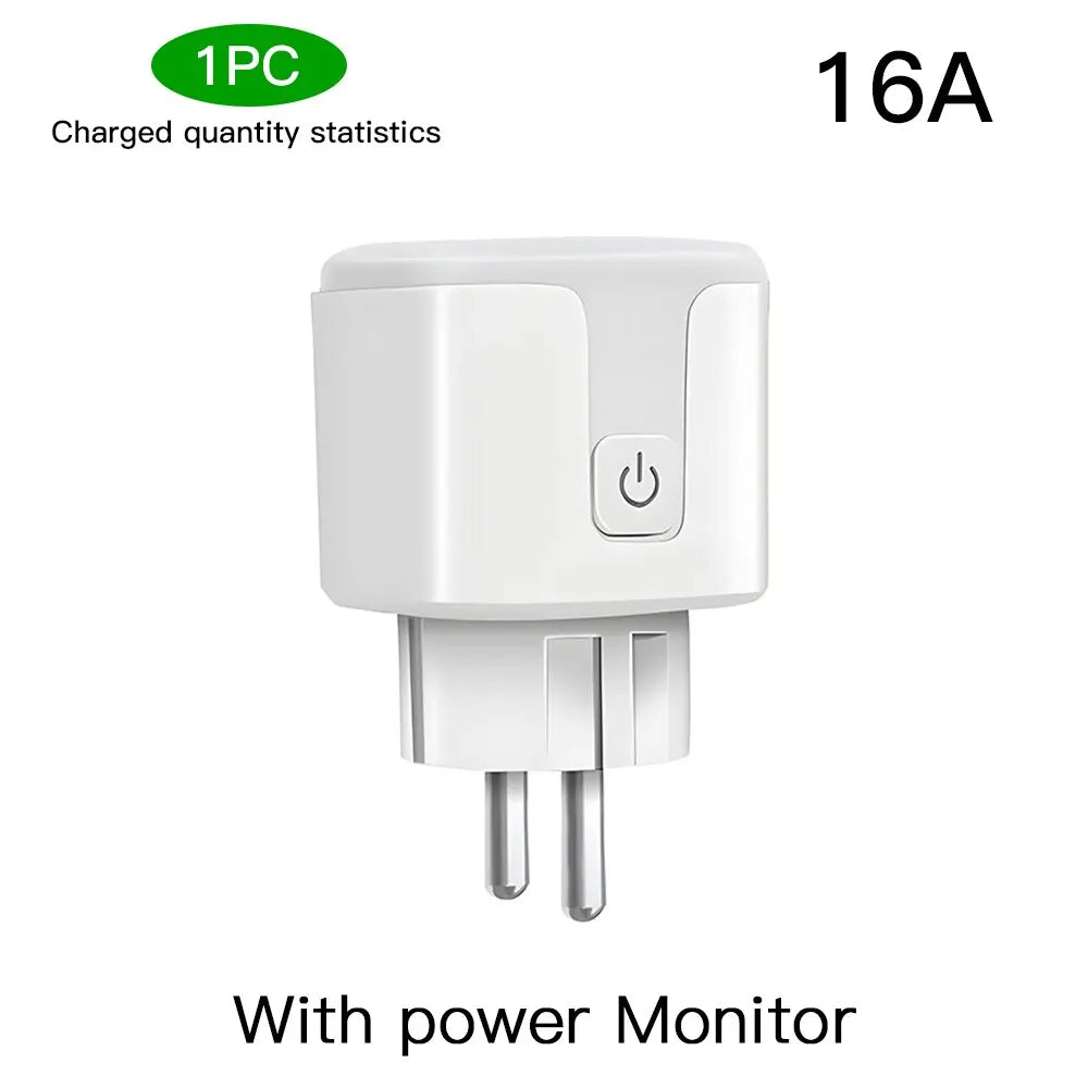 Smart WiFi Plug EU 16A/20A – Voice & Timer Control